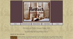 Desktop Screenshot of bedfordsurnamearchive.com